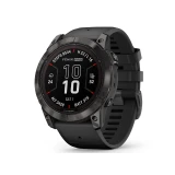 Garmin Fenix 7X Pro Sapphire Solar Carbon Gray DLC Titanium z czarnym paskiem (010-02778-10)