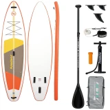 Deska do pływania SUP FunWater SUPFW69B pomarańczowo-biała