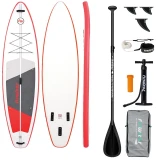 Deska do pływania SUP FunWater SUPFW69C czerwono-biała