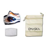 Maska antysmogowa Ozone EMASKA brązowe piórko