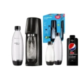 SodaStream Spirit czarny + 3 butelki + Pepsi MAX 12 ml