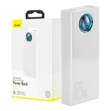 Baseus Amblight 30000mAh 4xUSB-A USB-C 65W biały