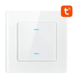 Dotykowy włącznik światła WiFi Avatto N-TS10-W2 podwójny TUYA biały