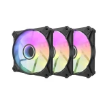 Zestaw wentylatorów ARGB do komputera Darkflash INF8 3w1 120x120 czarne
