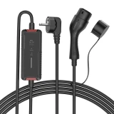 Ładowarka do samochodu elektrycznego Choetech ACG16 3.5 kW z wyświetlaczem LCD czarna