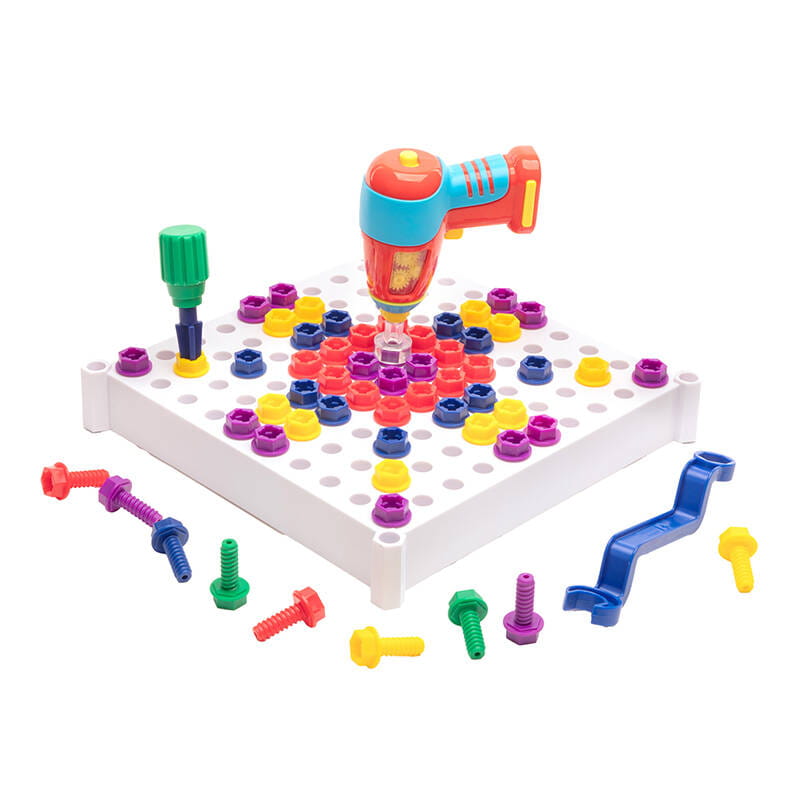 Zabawka wiertarko - wkrętarka z zestawem wkrętów Learning Resources EI-4112 — zdjęcie 1