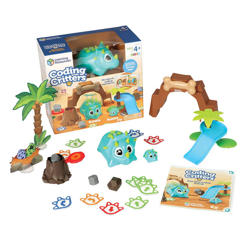 Zestaw robot do nauki kodowania Rumble & Bumble Learning Resources LER 3082 dinozaur — zdjęcie 1