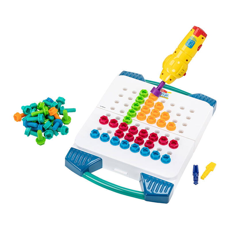 Zabawka wiertarko - wkrętarka z zestawem konstrukcyjnym w walizce Learning Resources EI-4117 — zdjęcie 1