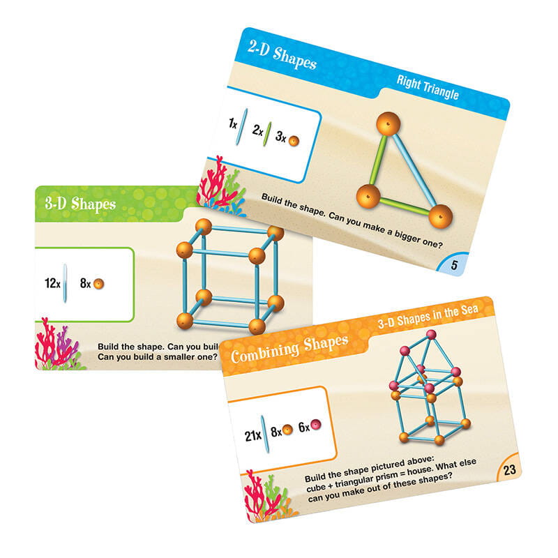 Zestaw do budowy brył geometrycznych Learning Resources LER 1773 — zdjęcie 2
