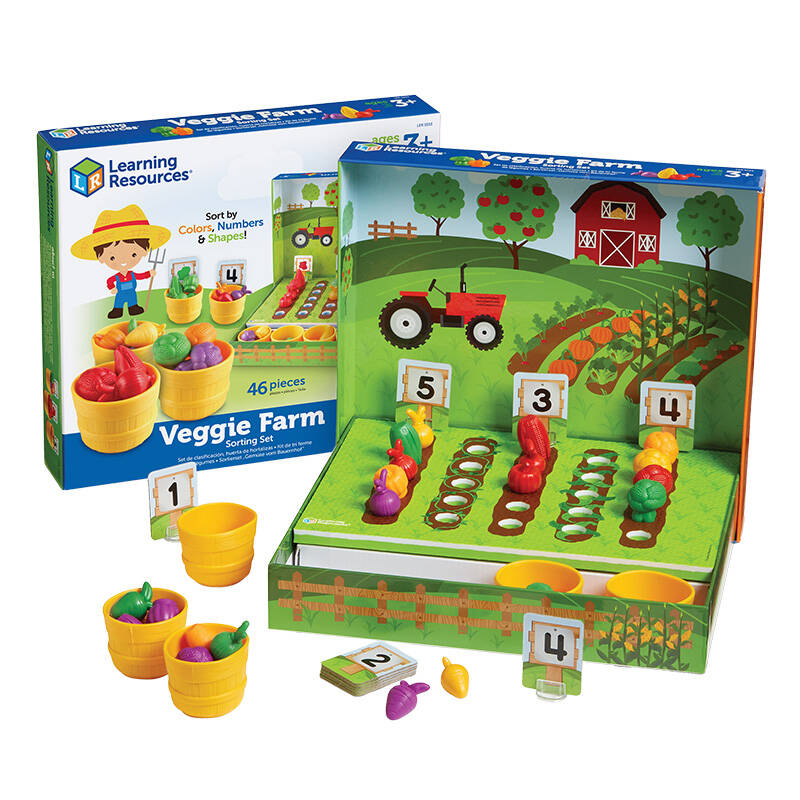Zestaw do nauki sortowania Warzywna Farma Learning Resources LER 5553 — zdjęcie 1