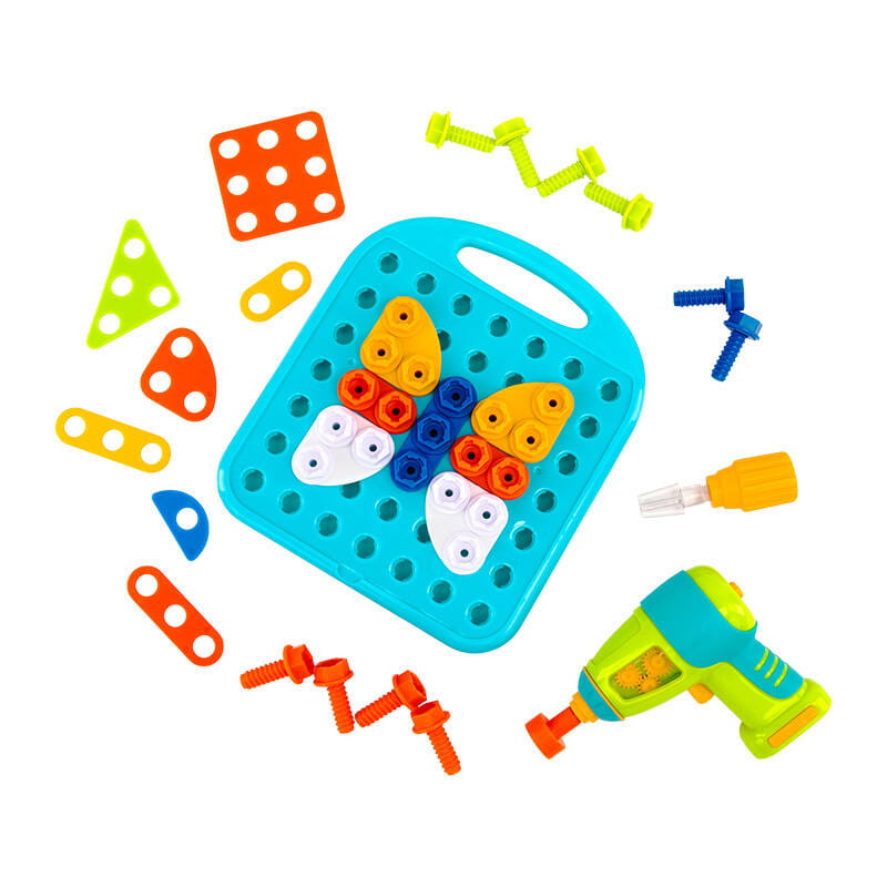 Zabawkowa wiertarka z zestawem konstrukcyjnym Learning Resources Learning Resources EI-4107 — zdjęcie 1