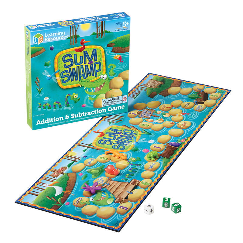 Matematyczna gra planszowa Sum Swamp Learning Resources LER 5052 — zdjęcie 1