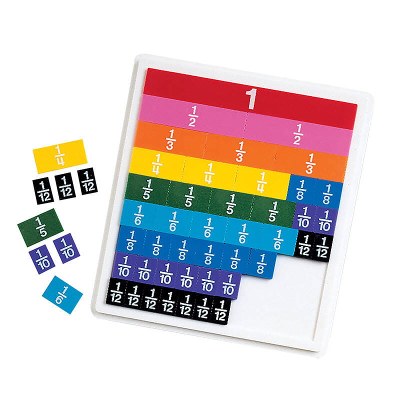 Kafelki do matematyki Ułamki Learning Resources LER 0615 tęcza — zdjęcie 2