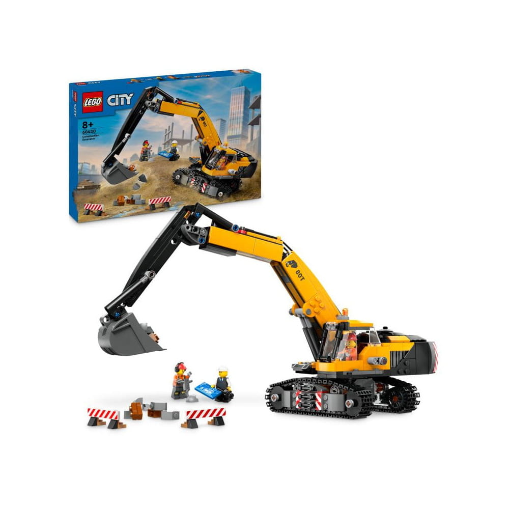 LEGO City Żółta koparka 60420 — zdjęcie 1