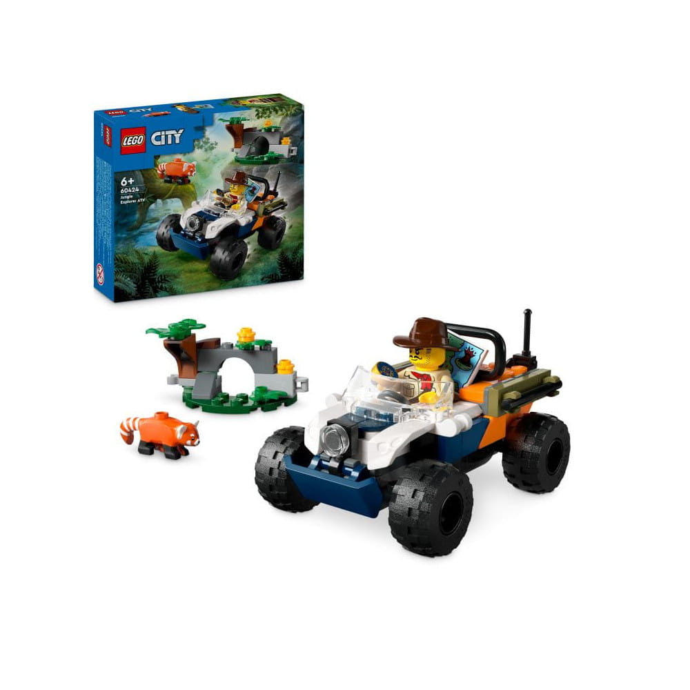 LEGO City Quad badacza dżungli z pandą czerwoną 60424 — zdjęcie 1