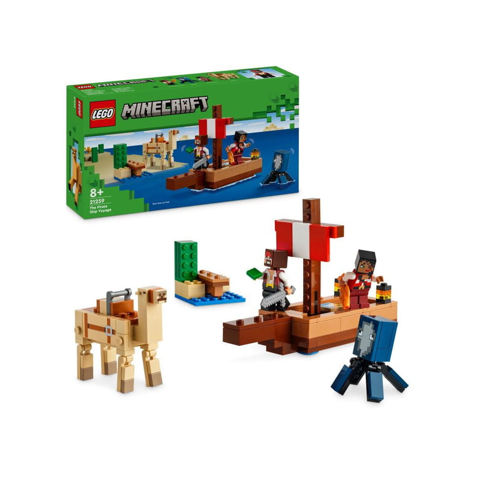 LEGO Minecraft Rejs statkiem pirackim 21259 — zdjęcie 1