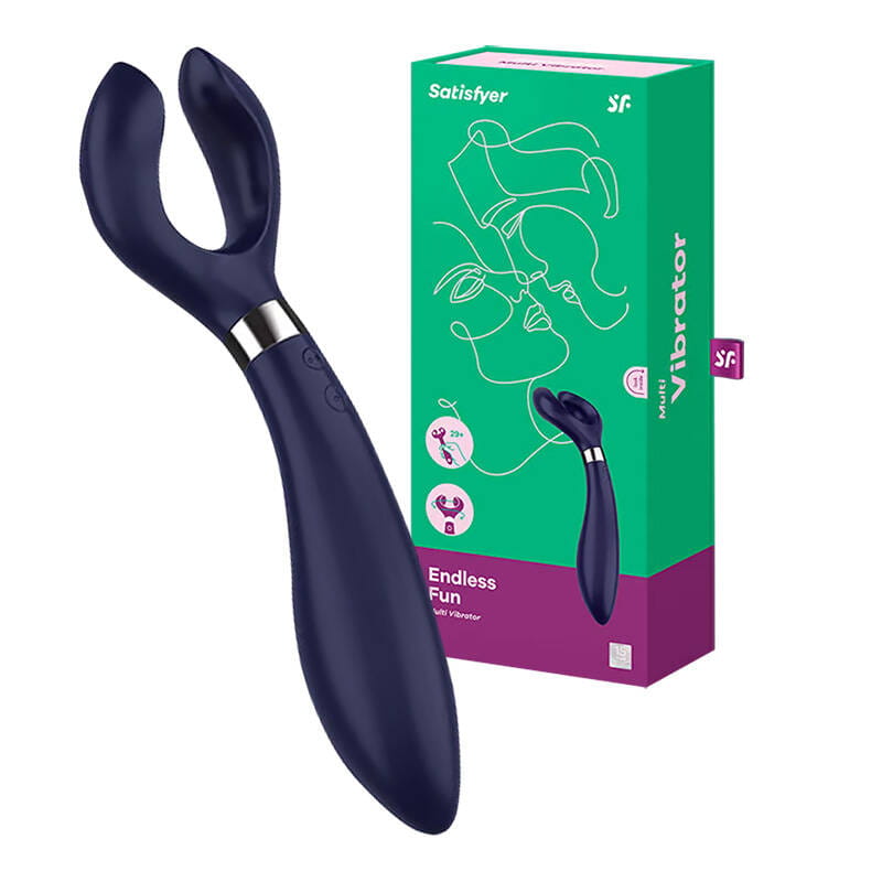 Wibrator dla par Satisfyer Endless Fun niebieski — zdjęcie 1