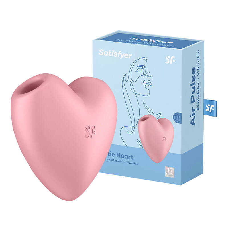 Masażer łechtaczki Satisfyer Cutie Heart Light Red różowy — zdjęcie 1