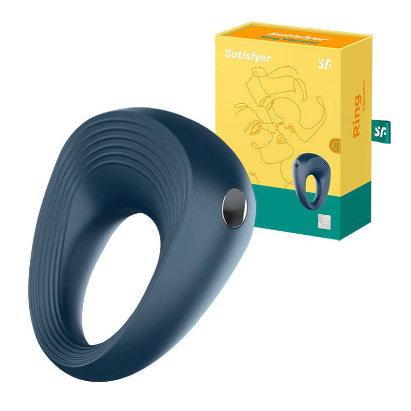 Pierścień erekcyjny Satisfyer Power Ring granatowy — zdjęcie 1
