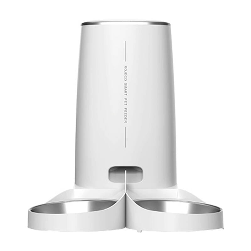 Inteligentny dozownik karmy Rojeco 4L Automatic Pet Feeder WiFi Version with Double Bowl — zdjęcie 2