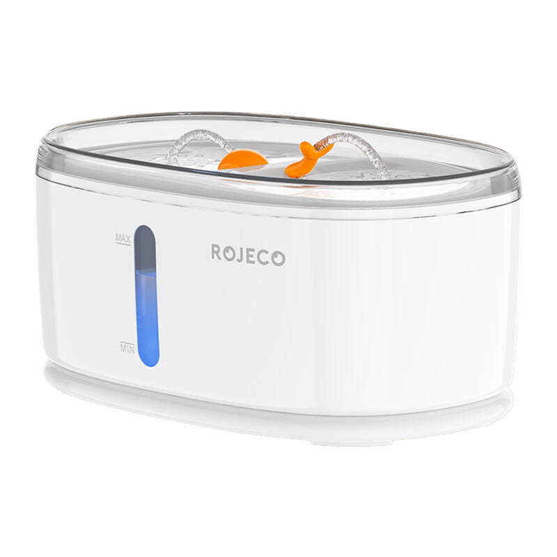 Inteligentna fontanna/poidło dla psa i kota Rojeco Wireless 2,5L białe — zdjęcie 2
