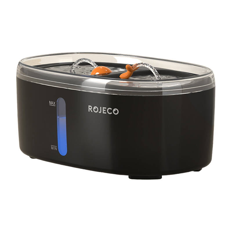 Inteligentna fontanna/poidło dla psa i kota Rojeco Wireless 2,5L czarne — zdjęcie 2