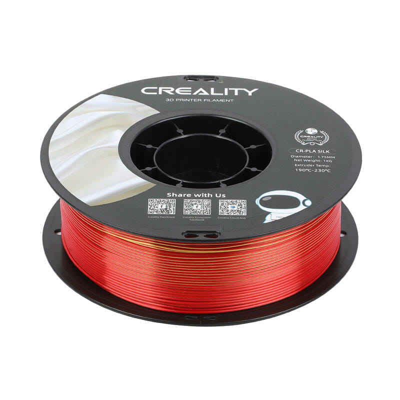 Filament CR-Silk PLA Creality złoto-czerwony — zdjęcie 2