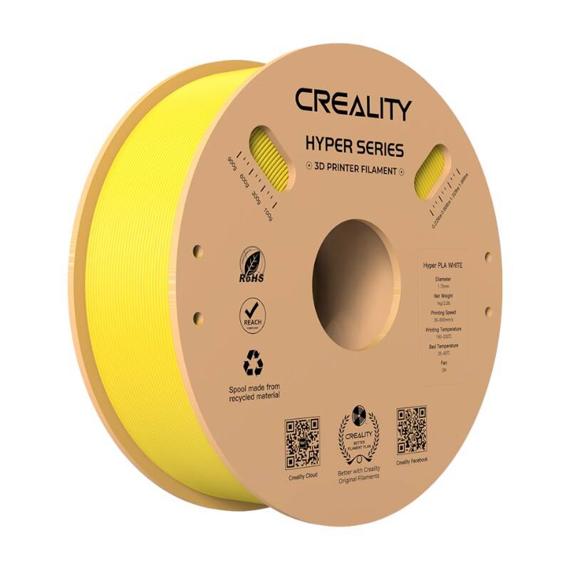 Filament Hyper PLA Creality żółty — zdjęcie 1