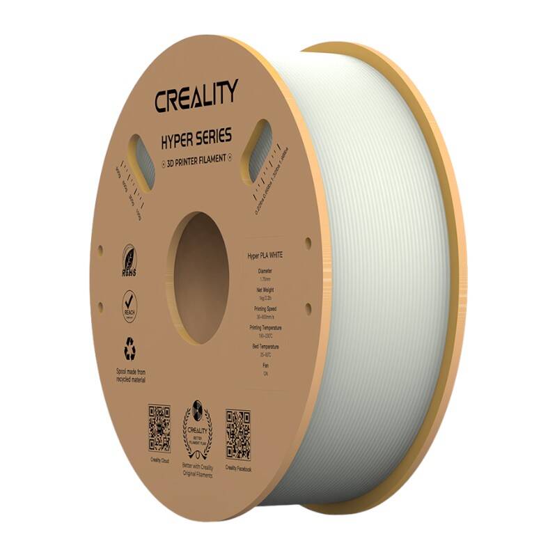 Filament Hyper PLA Creality biały — zdjęcie 1