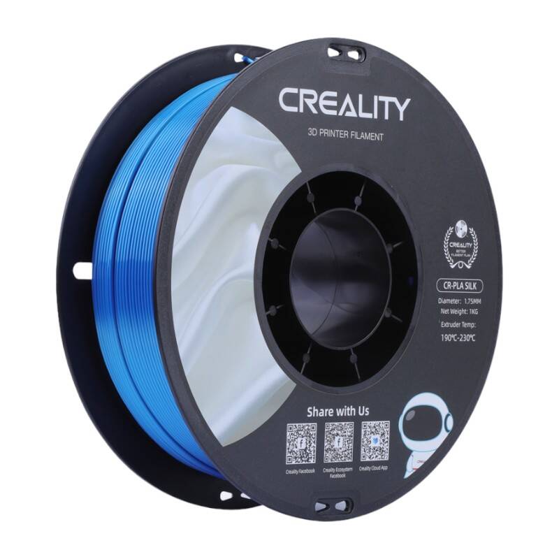 Filament CR-Silk PLA Creality niebieski — zdjęcie 1