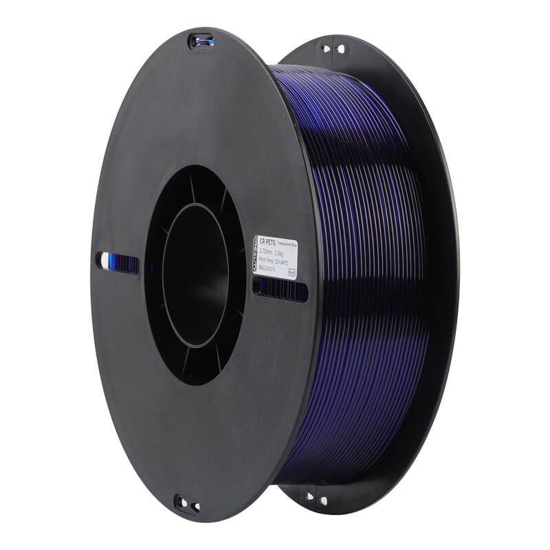 Filament CR-PETG Creality przeźroczysty niebieski — zdjęcie 2