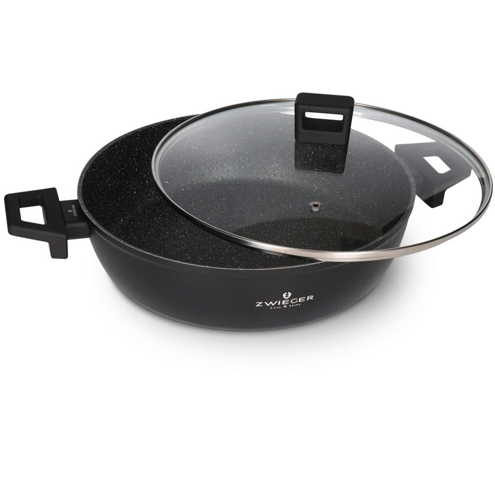 Zwieger Garnek płaski z pokrywką 28 cm Forte — zdjęcie 2