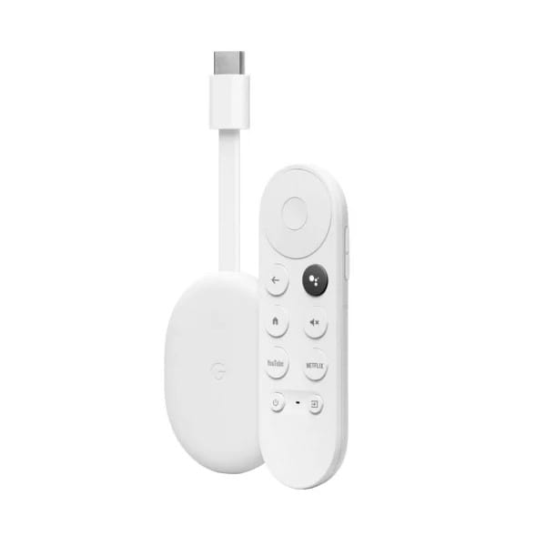 Odtwarzacz multimedialny Google Chromecast 4.0 4K biały EU — zdjęcie 1