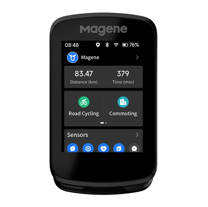 Komputer rowerowy Magene C606 ekran dotykoway GPS aplikacja — zdjęcie 2