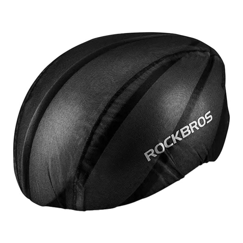 Wodoodporny pokrowiec na kask rowerowy Rockbros YPP017 czarny — zdjęcie 1