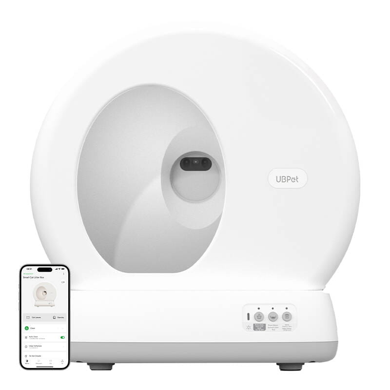 Inteligentna samoczyszcząca kuweta z kamerą dla kota UBPet C10 Pro — zdjęcie 1