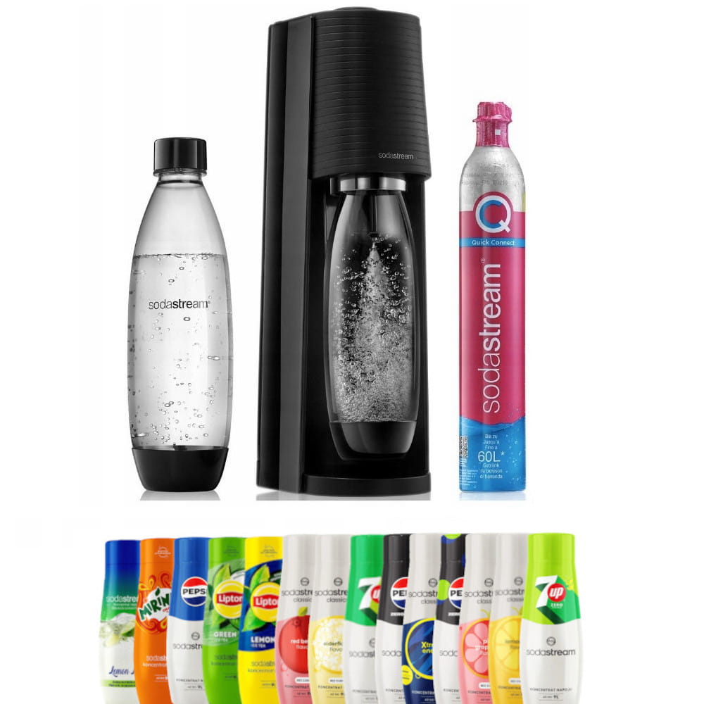 SodaStream Terra black + 1 koncentrat — zdjęcie 1