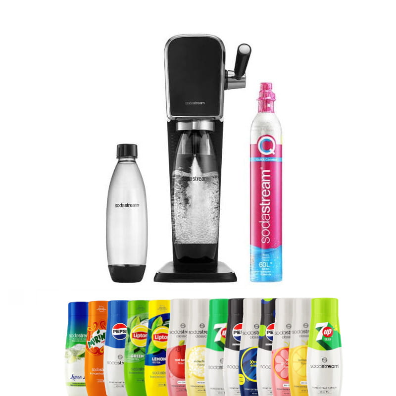 SodaStream Art czarny + 1 koncentrat — zdjęcie 1