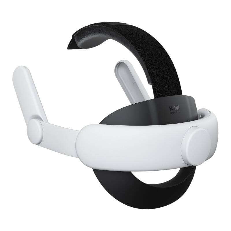 Pasek na głowę Kiwi Design Q31-2.1 do Meta Quest 2 biały — zdjęcie 1
