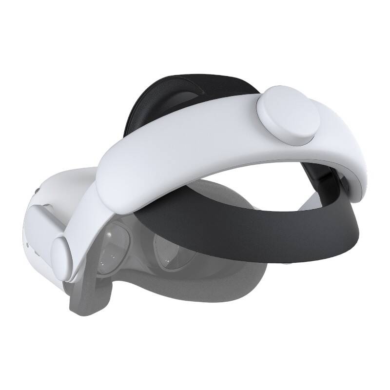 Pasek na głowę Kiwi Design Q31-2.1 do Meta Quest 2 biały — zdjęcie 2