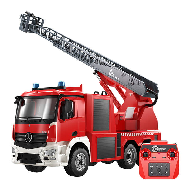 Wóz strażacki zdalnie sterowany RC na pilota 1:20 Double Eagle Mercedes-Benz Arocs E667-003 — zdjęcie 1