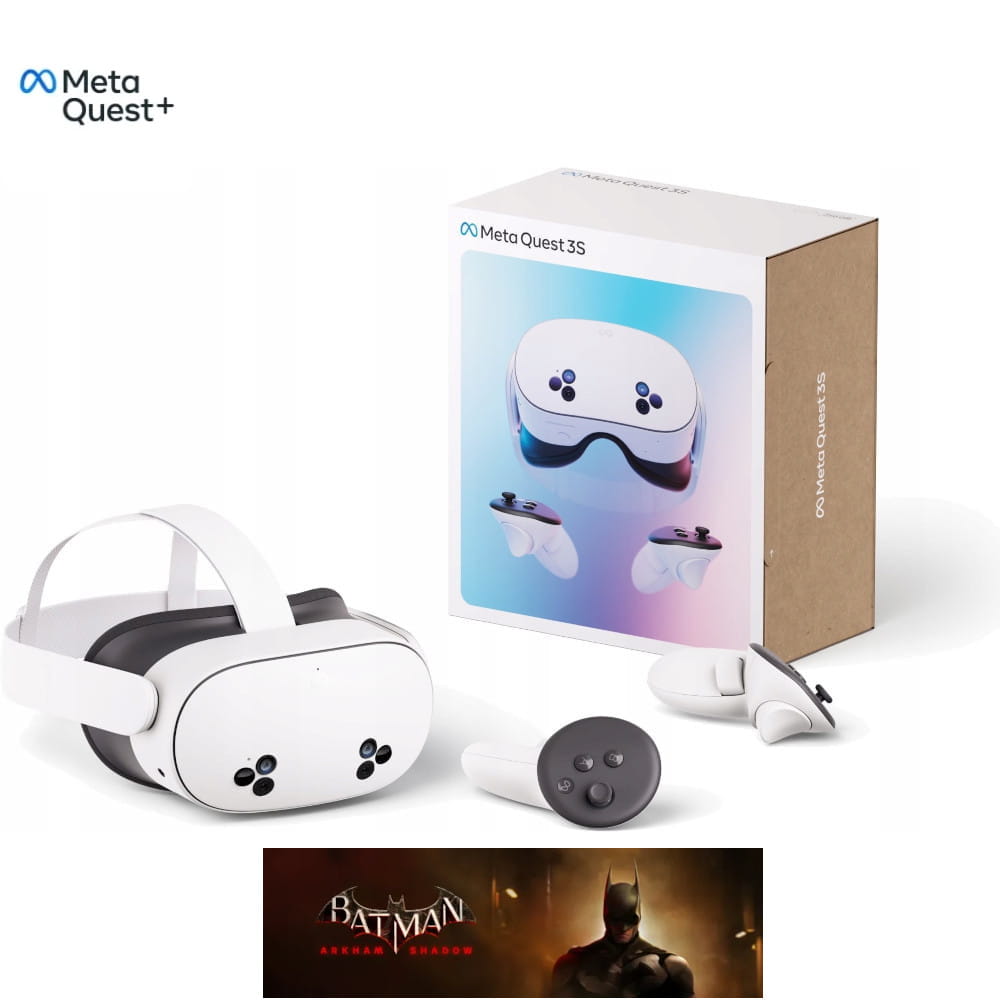 gogle VR Meta Quest 3S 256GB US + Batman Arkham Shadow — zdjęcie 1
