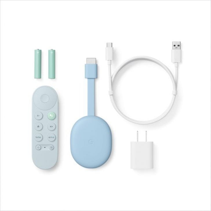 adapter Google Chromecast 4.0 niebieski — zdjęcie 2