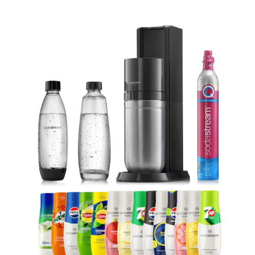 saturator SodaStream DUO Titanium + 1 koncentrat + CO2 — zdjęcie 1