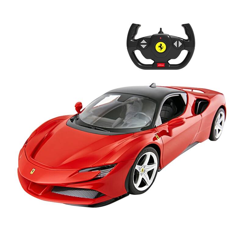 Samochód zdalnie sterowany RASTAR R/C 1:14 Ferrari SF90 Stradale czerwony — zdjęcie 1