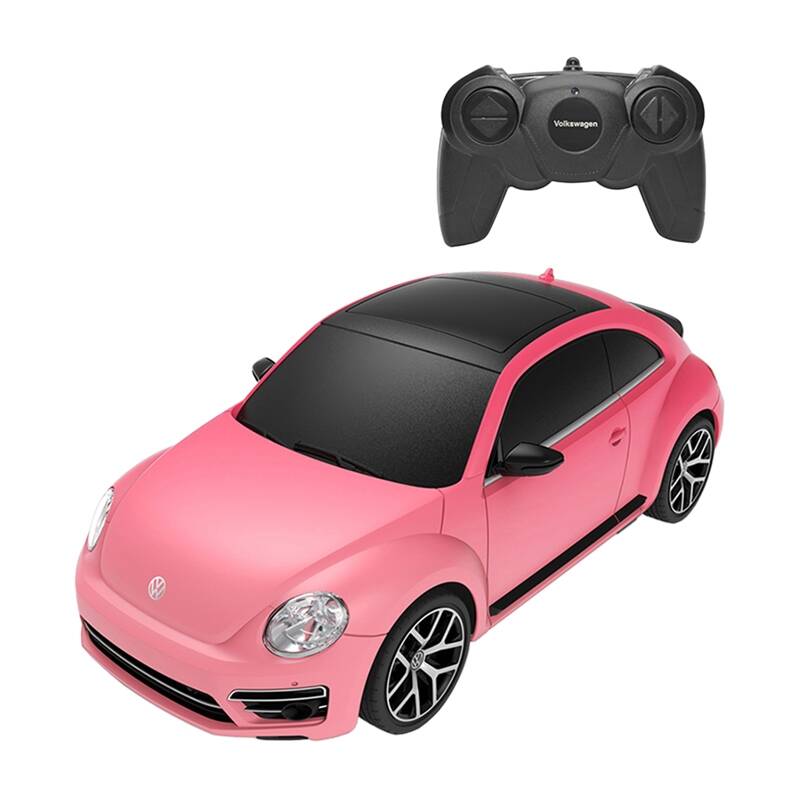 Samochód zdalnie sterowany RASTAR R/C 1:24 Volkswagen Beetle - zmieniający kolor różowy — zdjęcie 1
