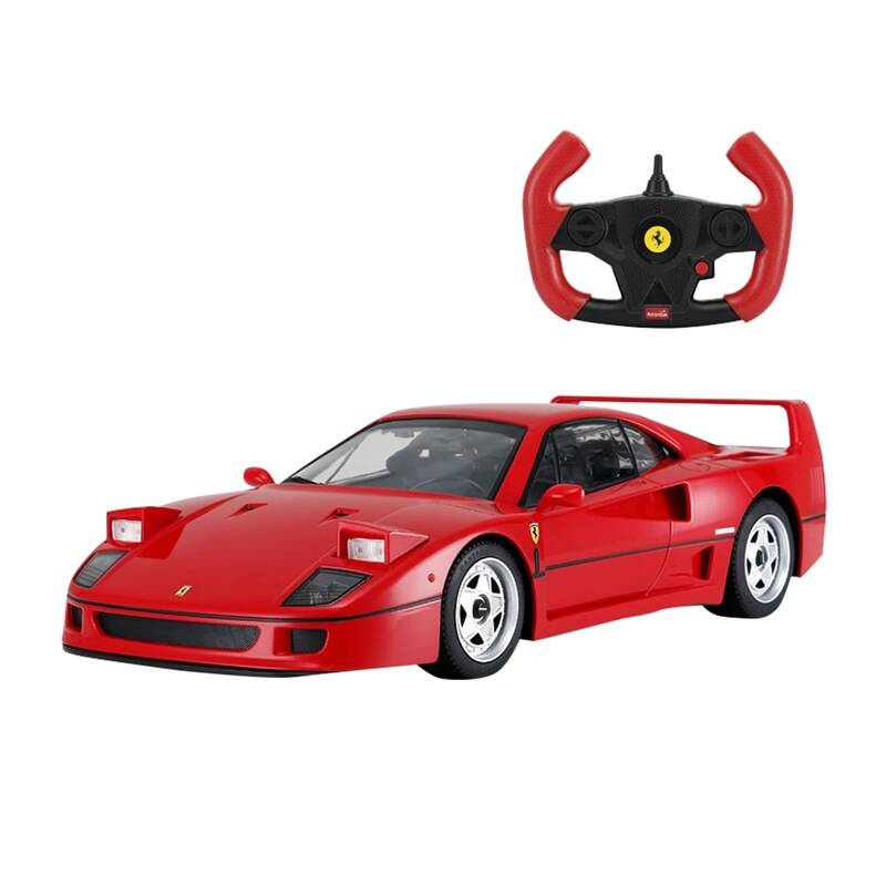 Samochód zdalnie sterowany RASTAR R/C 1:14 Ferrari F40 czerwony — zdjęcie 1