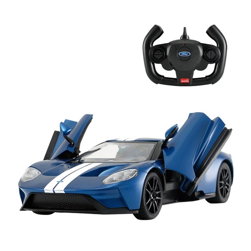 Samochód zdalnie sterowany RASTAR R/C 1:14 Ford GT niebieski — zdjęcie 1
