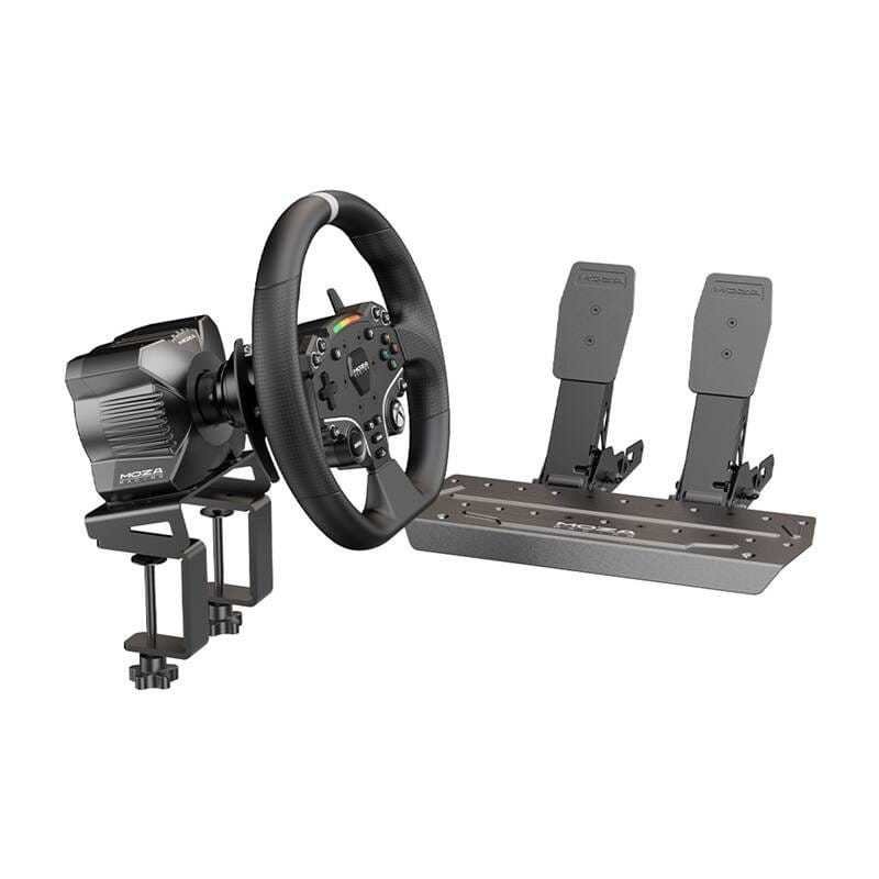 Zestaw gamingowy - baza R3 + kierownica ES + pedały SRP-Lite + zaciski Moza Racing R3 RS053 (X-BOX, PC) — zdjęcie 2
