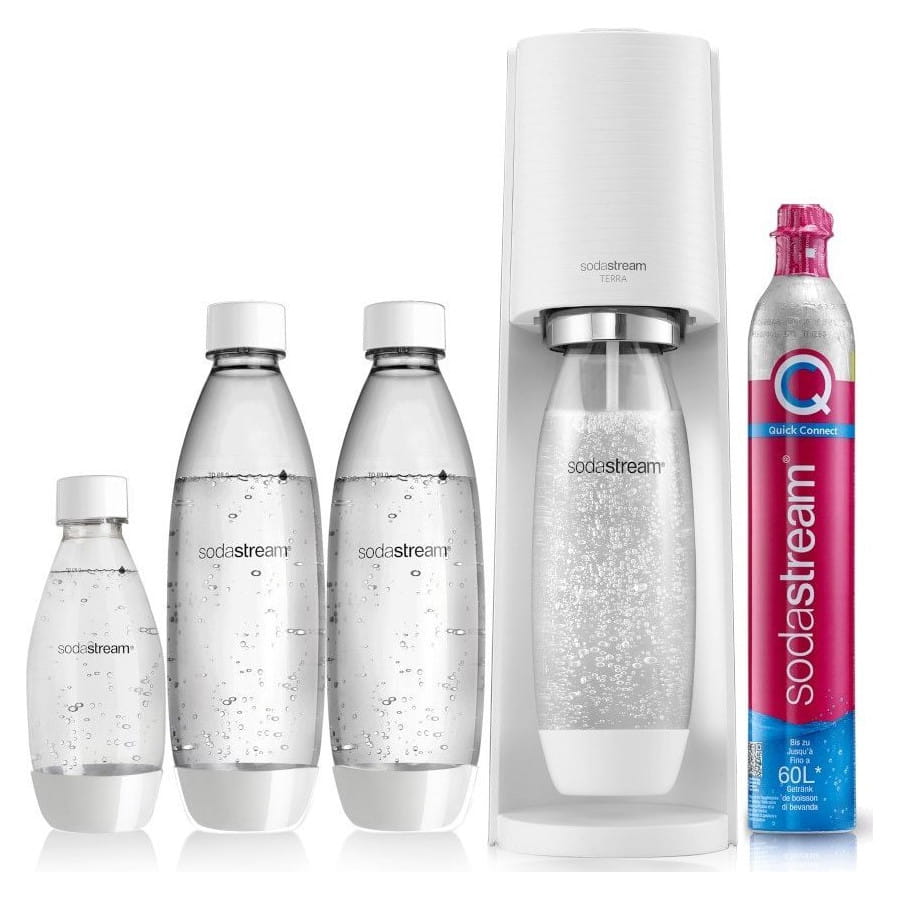 SodaStream Terra white + 3 butelki — zdjęcie 1